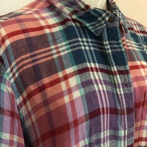 Lucky Brand Plaid Button Up
